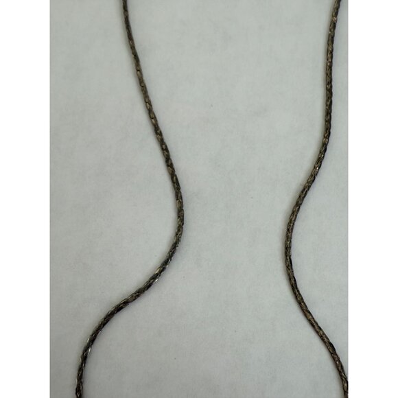 Vintage 60's Native American Navajo Sterling Blue Turquoise Dangle Pendant Neckl - Picture 10 of 14